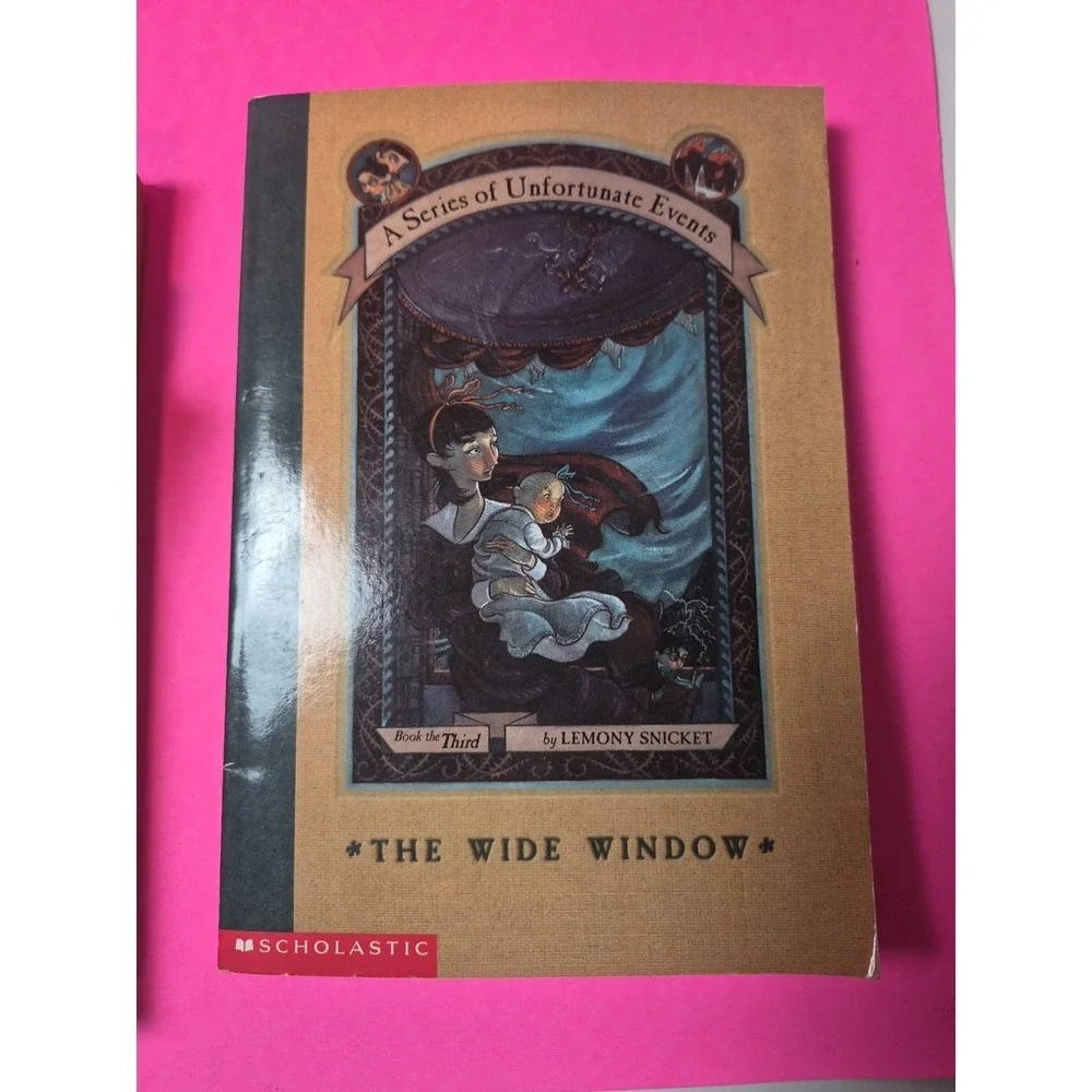 A‎ Series of Unfortunate Events Lemony Snicket 7 Books 1,2,3,4,6,7,8